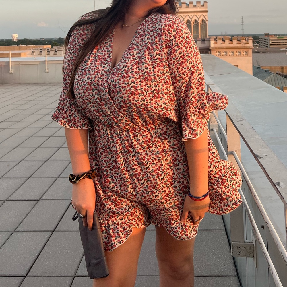NastyGal Floral Romper